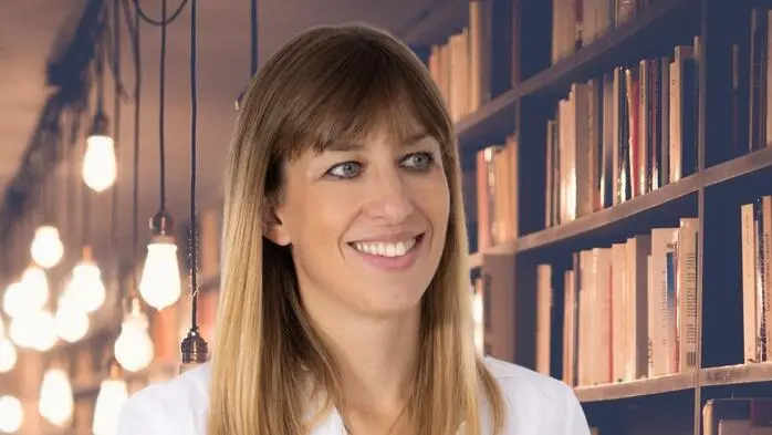 Stolze Preisträgerin Erica Lamprecht