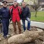 Michael Haupt (Mitte) entschärfte die Fliegerbombe beim Grazer Lendplatz