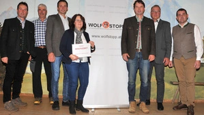 Wolf Wolf Stopp Wolf Verordnung | Die Initiative WolfStopp bei der Pressekonferenz in Aigen im Ennstal