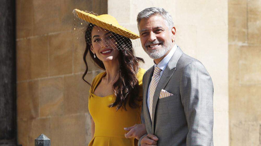 Seine heimischen Fans müssen bis September warten: George Clooney (im Bild mit seiner Frau Amal Clooney).
