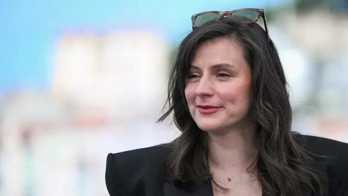 Sandra Wollner beim Foto-Termin vor der Premiere von „Everytime“ in Cannes