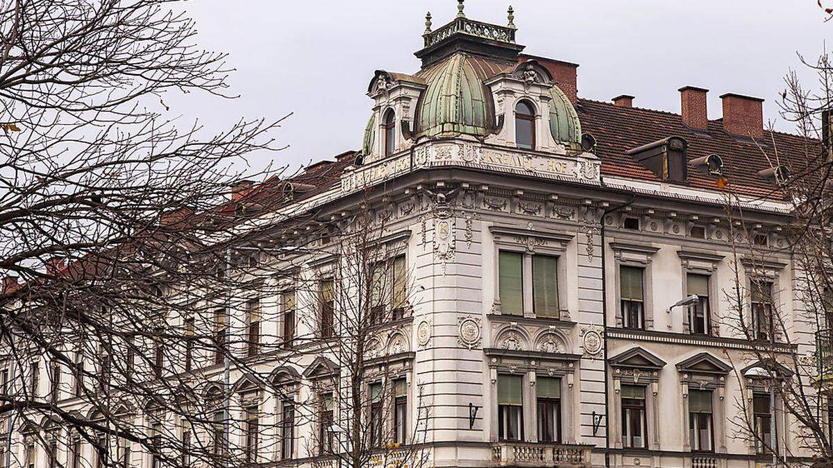 Markantes Gebäude in der Leobener Innenstadt: der Kremplhof