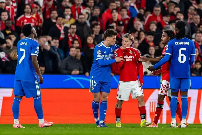 Gianluca Prestianni soll Vinicius Junior nach dem Tor rassistisch beleidigt haben