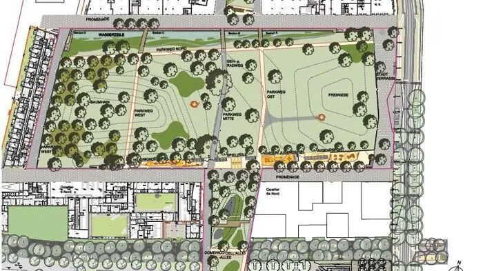 900 Bäume sollen im gesamten Reininghaus-Areal gepflanzt werden, sagt Bürgermeister Siegfried Nagl. Ein Gutteil davon entlang der Straßen, aber natürlich auch zahlreiche im Reininghauspark selbst.