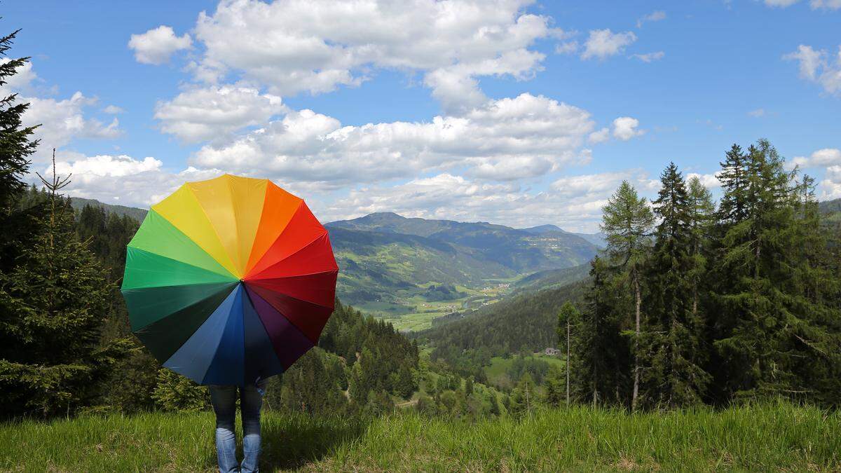 Noch scheint die Sonne, doch eine Kaltfront kündigt sich an