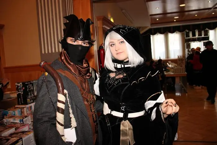 Auch am  Sonntag präsentierten die Cosplayer ihre aufwändig gestalteten Kostüme ...