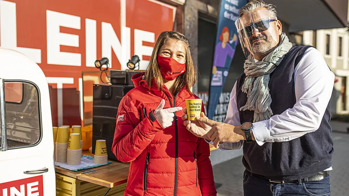 „Du hast es selbst in der Hand“-Aktion der Kleinen Zeitung in Villach