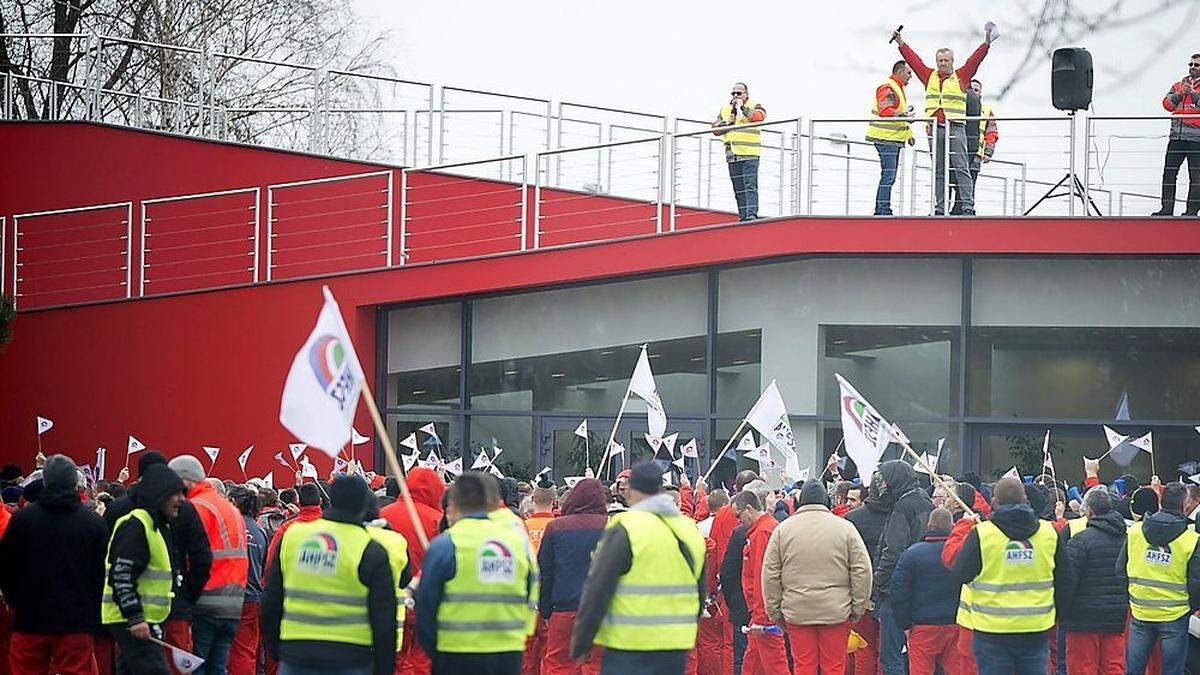 Streik bei Audi in Ungarn