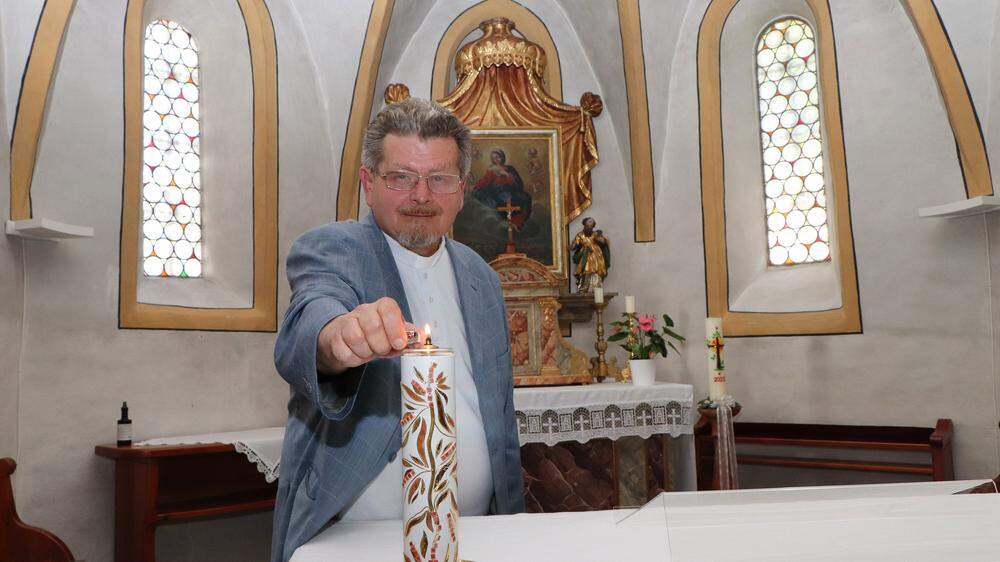 Robert Rintersbacher ist seit 70 Jahren Urlaubsgast in Steindorf - und nun auch Priester in Vertretung von Pfarrern