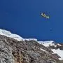 Die Alpinistin wurde mit dem Hubschrauber gerettet