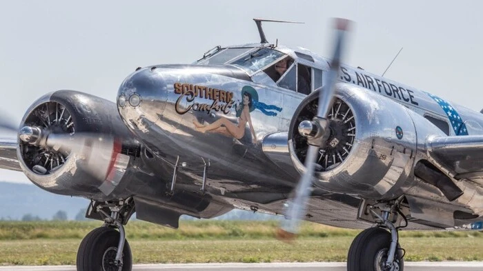 Der Flugplatz Vöslau-Kottingbrunn im Bezirk Baden steht beim "Austrian Airfest" ganz im Zeichen historischer und hochmoderner Fluggeräte.