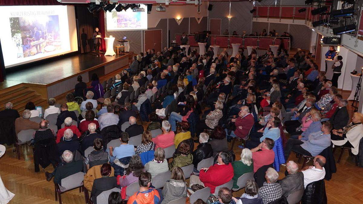 Das Interesse der Liezener Bürger am Masterplan für den neuen Hauptplatz war riesig 