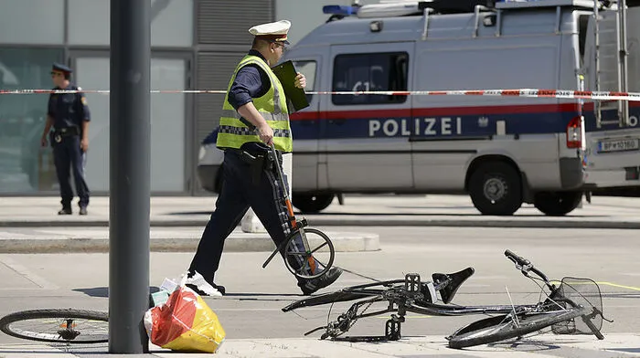 Unfall zwischen zwei Radfahrern in der Leibnitzer Wasserwerkstraße (Sujet)