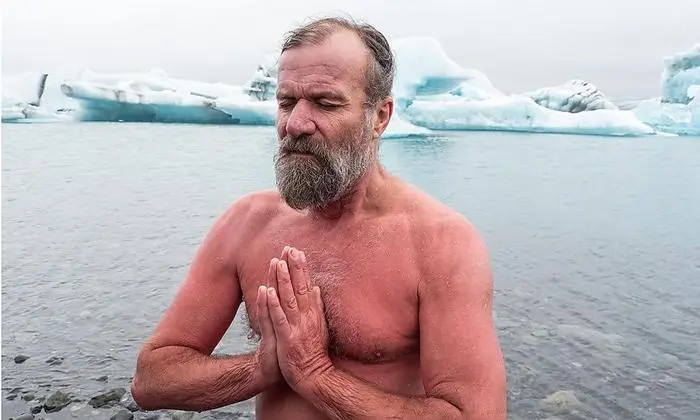 Wim Hof, auch bekannt als „Iceman“ 
