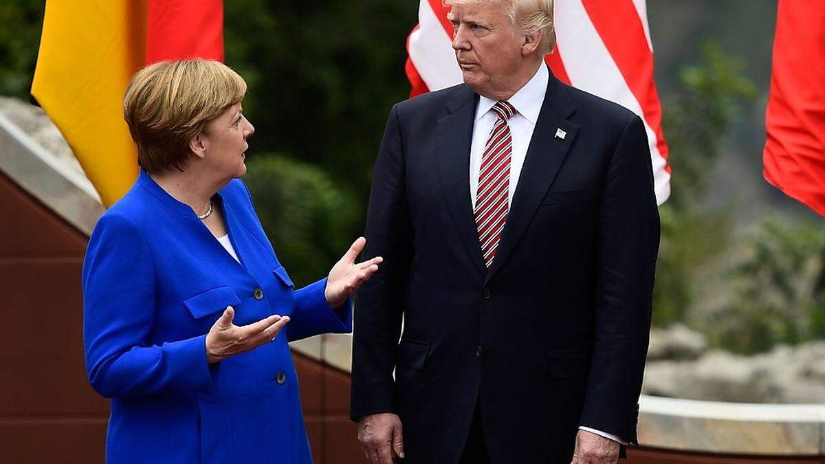 Merkel und Trump