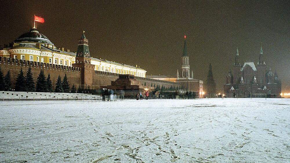 1991 ragte noch die sowjetische Fahne über dem Kreml