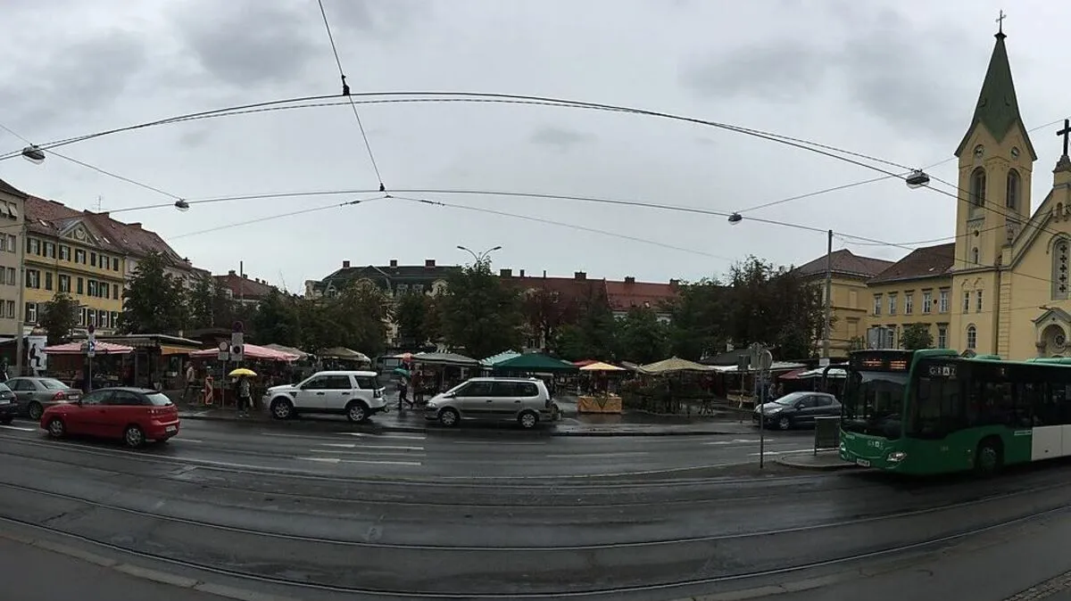 Triste Stimmung am Kaiser-Josf-Platz
