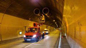 Frühjahrsputz in der Tunnelkette Pack: Zwischen 15. und 18. April ist die Südautobahn wechselseitig in der Nacht gesperrt