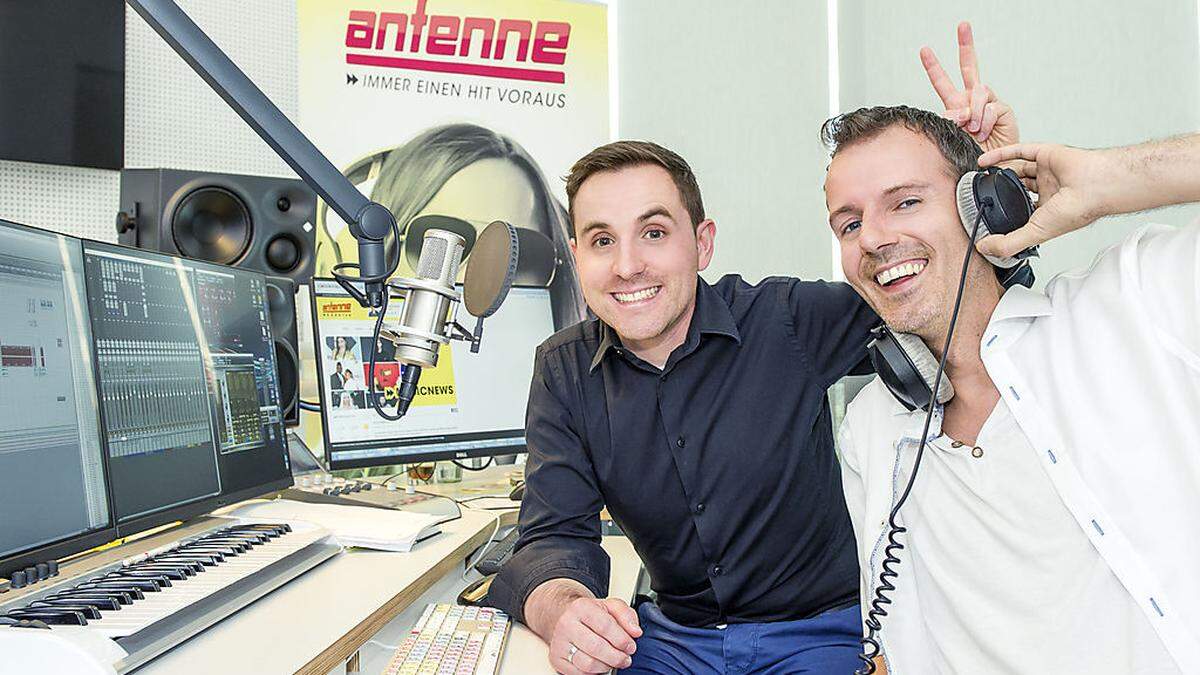 Freuen sich über den Radiopreis: Bodner (links) und Schmid