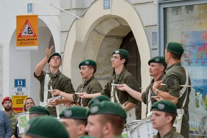 Konzert der Militärmusik Kärnten am Hohen Platz in Wolfsberg