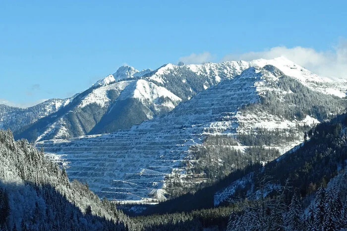 Herrlicher Blick auf den Erzberg.