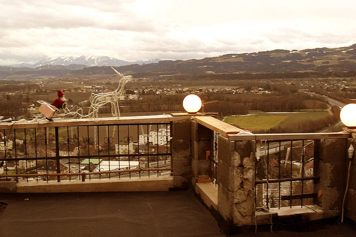 Der Ausblick auf Wolfsberg und das Tal ist atemberaubend.
