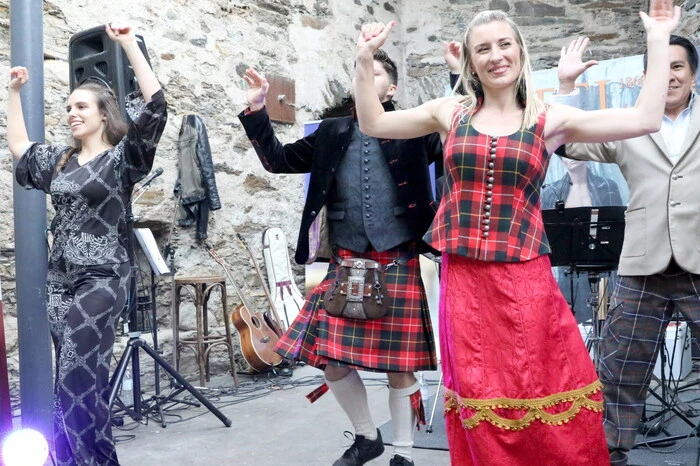 Absoluter Höhepunkt der rauschenden Party: Die Showeinlage powered by 1868 Kilts & Fashion von Edelschneider Thomas Rettl.