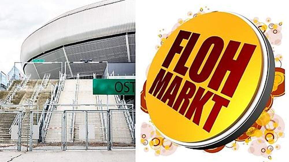 Erstmals findet beim Wörthersee Stadion ein Flohmarkt statt.
