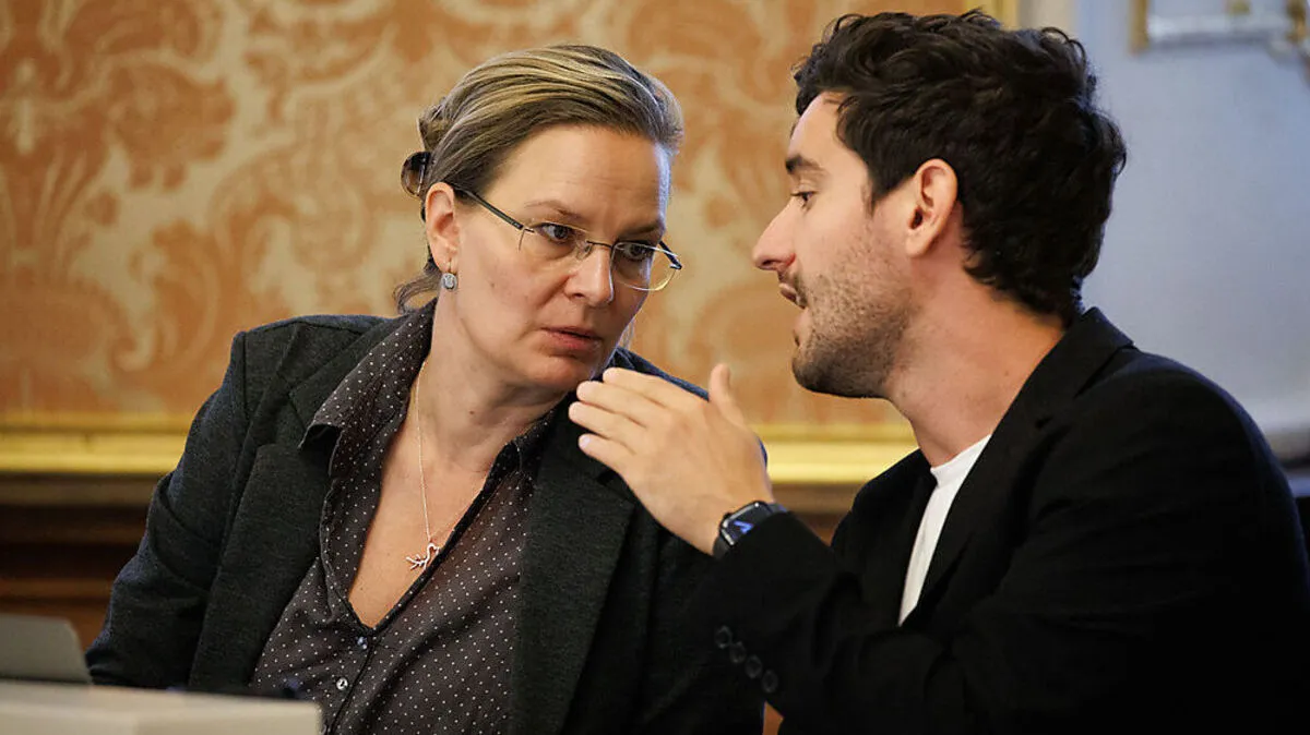 Veronika Nitsche und Georg Schwarzl (Grüne)