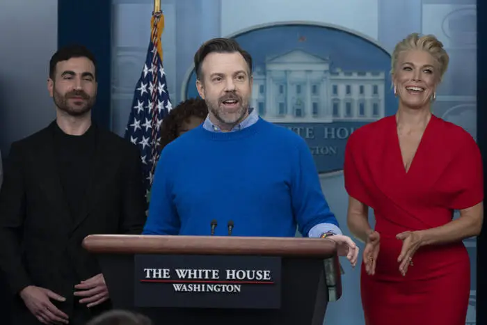Der Cast von „Ted Lasso“ sprach 2023 im Weißen Haus über mentale Gesundheit 