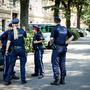 Polizisten in der Kaiserfeldgasse (Archivfoto)