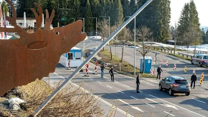 Ausreisekontrollen im Bregenzerwald
