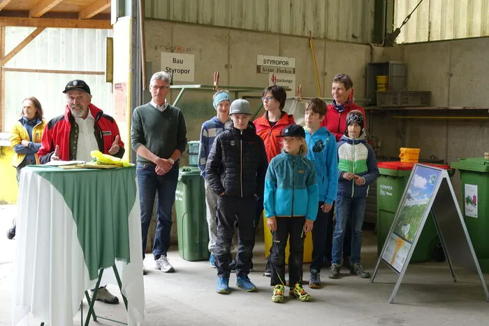 Toni Streicher vom Alpenverein Schladming berichtete über die Räumung einer Bauschutt-Deponie in der Nähe eines Quellschutzgebietes
