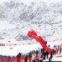 Im vergangenen Jahr machte starker Wind den Veranstaltern in Sölden zu schaffen 