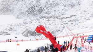 Im vergangenen Jahr machte starker Wind den Veranstaltern in Sölden zu schaffen 