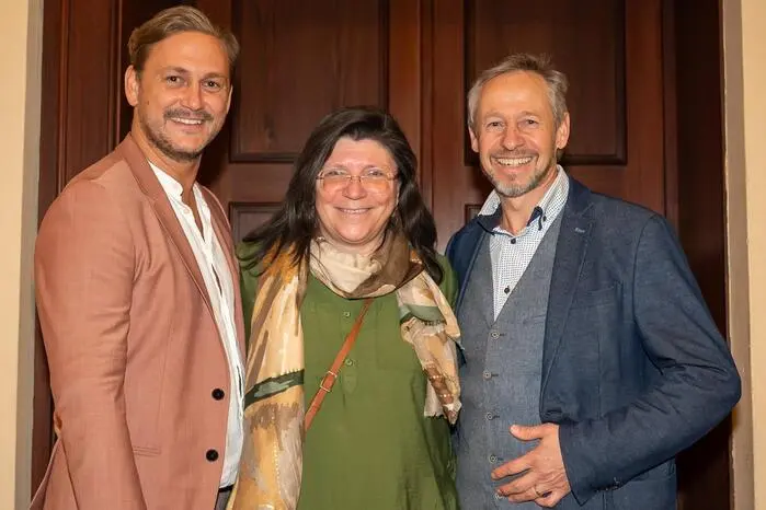 Im Bild von links: Christian Krall, Andrea Hirschl, Helmut Wachernig