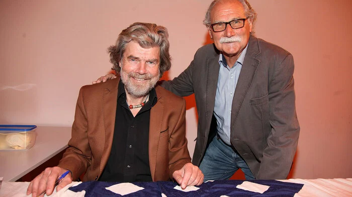 Gleich zwei Reinhold Messner: Reinhold Messner aus Südtirol und Reinhold Messner aus Alt-Ossiach