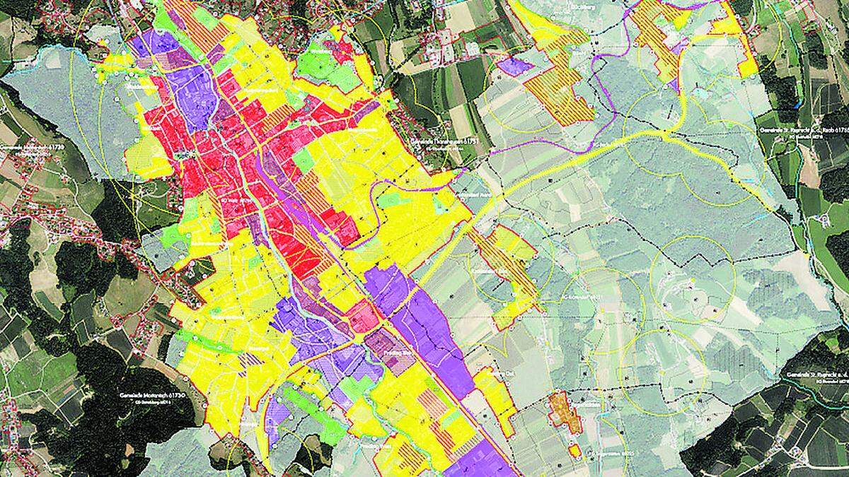 Das neue Stadtentwicklungskonzept für Weiz in der Grafik