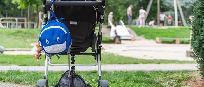 Die zwei Hunde griffen die 37-jährige Mutter an, die sich schützend über den Kinderwagen legte