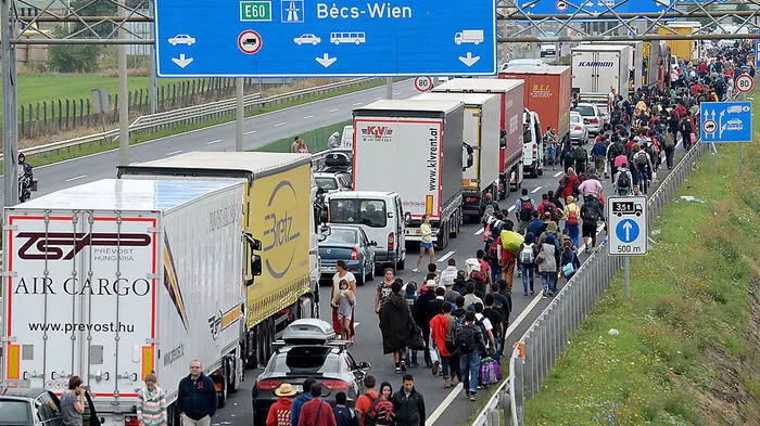 Tausende Flüchtlinge reisten im Vorjahr über Nickelsdorf nach Österreich ein