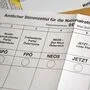 Stimmzettel der Nationalratswahl Ende September 2019