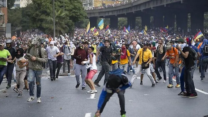 Demonstrationen in Caracas am Donnerstag. Die Lage wird immer prekärer.