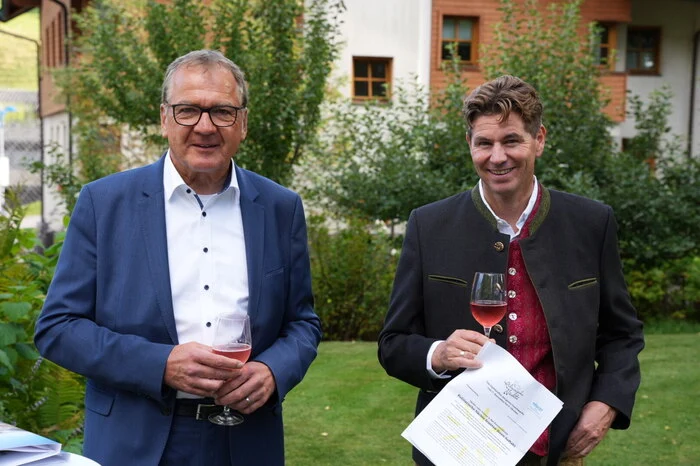 Bürgermeister Matthias Krenn und TVB-Geschäftsführer Stefan Brandlehner