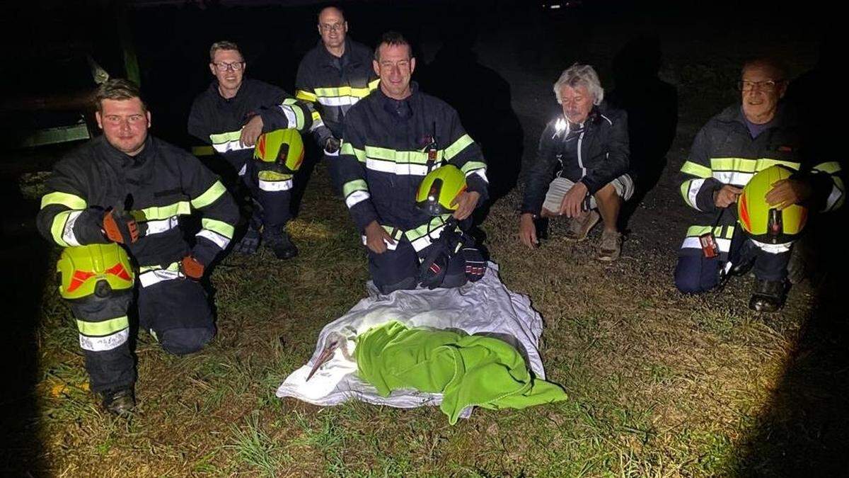 Die Stadtfeuerwehr Bad Radkersburg rückte zum tierischen Einsatz aus