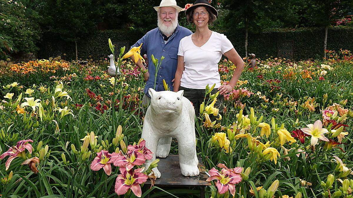 Ihre Lilien werden Karl Lueger und Isabell Bayer-Lueger zukünftig privat genießen