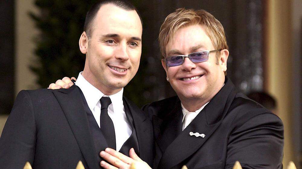 Frisch getraut: David Furnish, Elton John