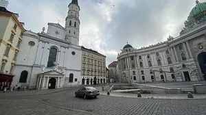 Der derzeit erlaubte Schleichweg über die Michaelerplatz