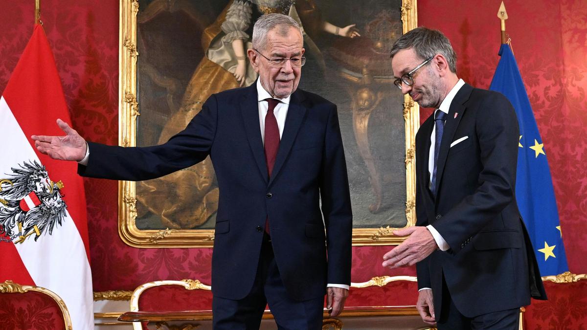 Van der Bellen empfängt Wahlsieger Herbert Kickl 