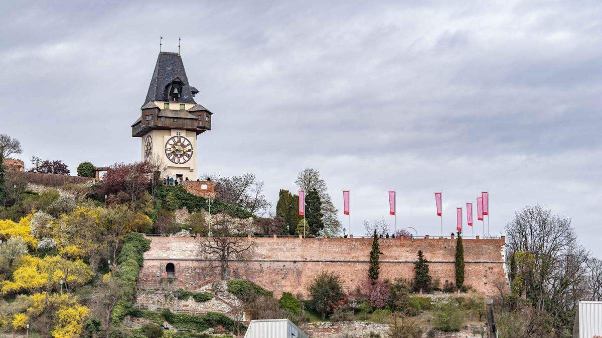 Schloßberg, Uhrturm, Diagonale, , Graz am 05.04.2022