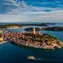 Temperaturen um die 23 Grad soll es in Rovinj geben